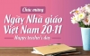 20/11 - NGÀY GỬI GẮM LỜI TRI ÂN!