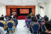 Bà Phạm Thị Hạnh - Chủ tịch Hội Khuyến học phường Phố Huế Phát động hưởng ứng phong trào “Cả nước thi đua xây dựng XHHT”
