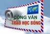 CÔNG VĂN TRAO HỌC BỔNG NHÂN DỊP KHAI GIẢNG NĂM HỌC MỚI 2015-2016