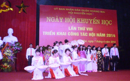 Ngày hội khuyến học quận Hoàng Mai 1/4/2014