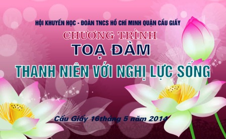 Toạ đàm "Thanh niên với nghị lực sống"