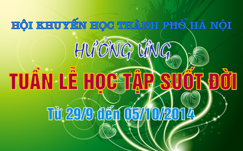 TUẦN LỄ HỌC TẬP SUỐT ĐỜI