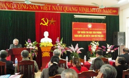 Quang cảnh Hội nghị tập huấn tin học