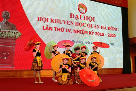 HỘI KHUYẾN HỌC QUẬN HÀ ĐÔNG TỔ CHỨC ĐẠI HỘI LẦN THỨ IV NHIỆM KỲ 2015-2020