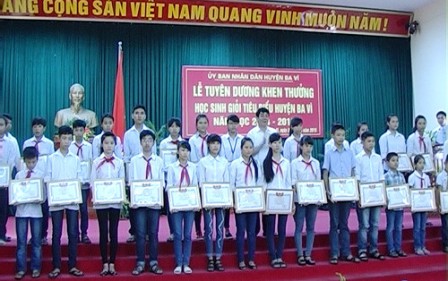 Lễ trao thưởng năm 2014 - 2015