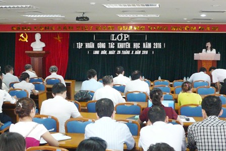 Quang cảnh lớp tập huấn