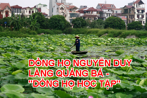 DÒNG HỌ NGUYỄN DUY LÀNG QUẢNG BÁ XÂY DỰNG “DÒNG HỌ HỌC TẬP”