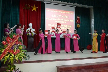 Ngày hội khuyến học phường Nghĩa Tân