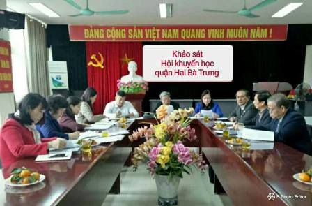 Khảo sát tại Hội khuyến học quận Hai Bà Trưng