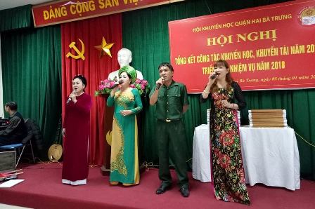 HỘI KHUYẾN HỌC QUẬN HAI BÀ TRƯNG TỔ CHỨC HỘI NGHỊ TỎNG KẾT CÔNG TÁC NĂM 2017 VÀ TRIỂN KHAI NHIỆM VỤ NĂM 2018