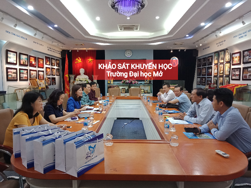 HỘI KHUYẾN HỌC HÀ NỘI TỔ CHỨC KHẢO SÁT CÔNG TÁC KHUYẾN HỌC MỘT SỐ TRƯỜNG ĐẠI HỌC TRÊN ĐỊA BÀN HÀ NỘI.