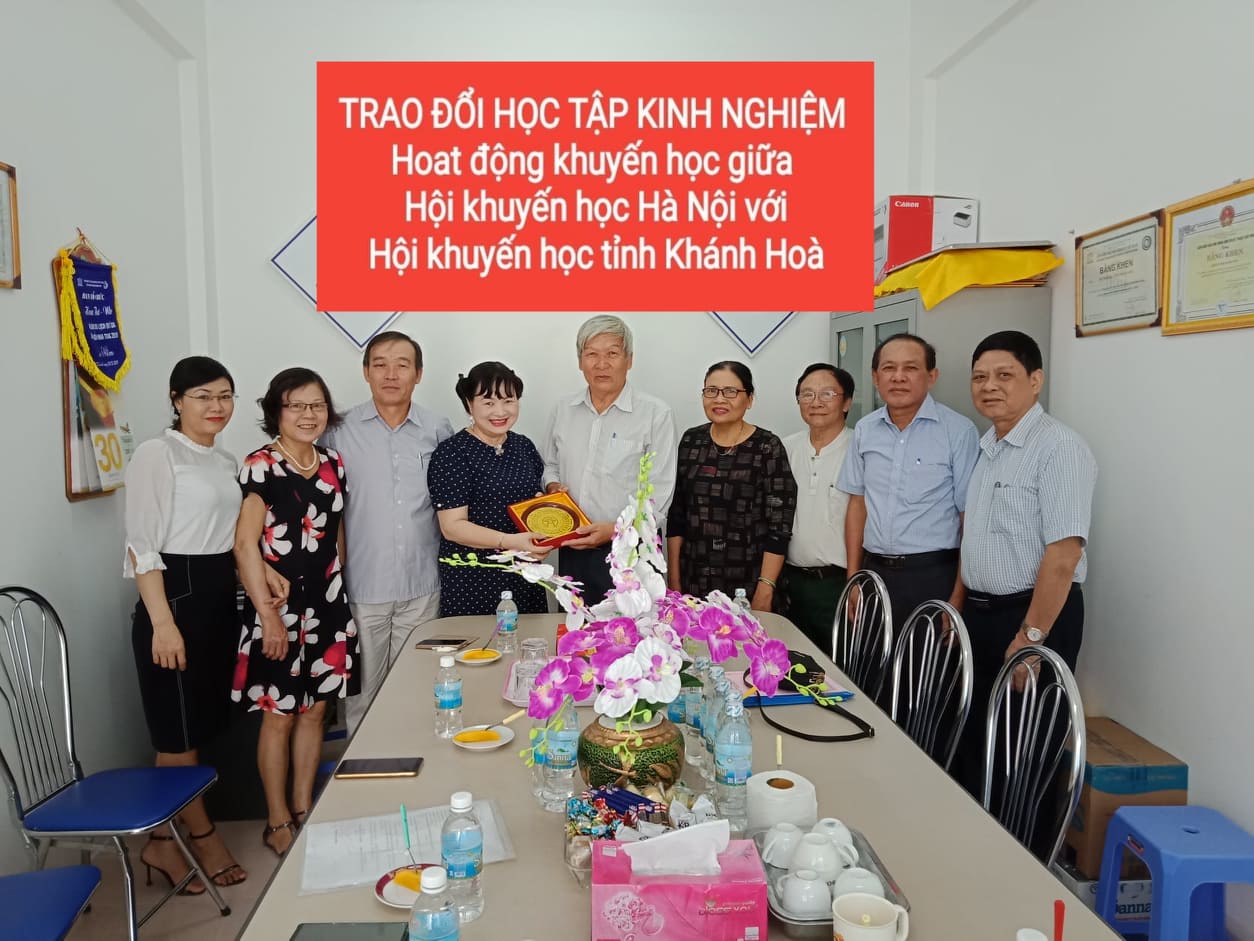 HỘI KHUYẾN HỌC HÀ NỘI TRAO ĐỔI HỌC TẬP KINH NGHIỆM HOẠT ĐỘNG KHUYẾN HỌC VỚI HỘI KHUYẾN HỌC TỈNH KHÁNH HÒA