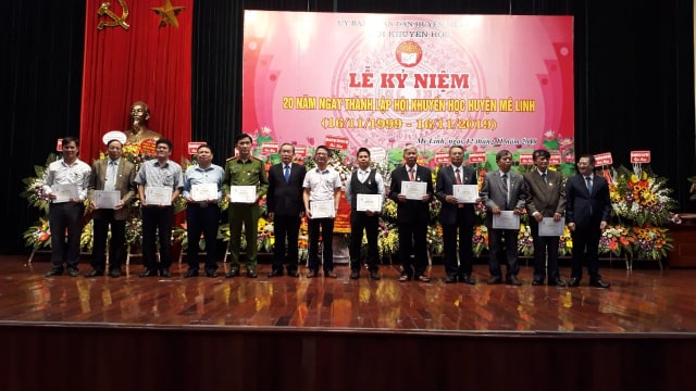 HỘI KHUYẾN HỌC HUYỆN MÊ LINH TỔ CHỨC KỶ NIỆM 20 NĂM NGÀY THÀNH LẬP (1999 - 2019)