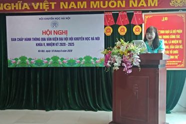 HỘI NGHỊ BAN CHẤP HÀNH HỘI KHUYẾN HỌC HÀ NỘI