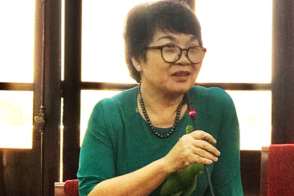 Bà Nguyễn Thị Thành - Chủ tịch HKH phường Láng Thượng, quận Đống Đa