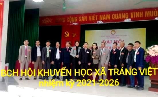 Ban Chấp hành Hội Khuyến học xã Tráng Việt - Mê Linh - Hà Nội Nhiệm kỳ 2021-2026