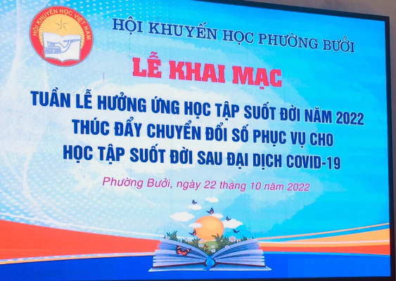 CHI HỘI KHUYẾN HỌC SỐ 14, PHƯỜNG BƯỞI, QUẬN TÂY HỒ ĐƯA CÔNG NGHỆ SỐ VÀO THỰC HIỆN MÔ HÌNH CÔNG DÂN HỌC TẬP