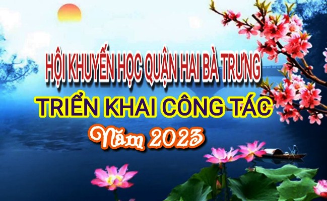 Đầu xuân, Hội khuyến học quận Hai Bà Trưng triển khai công tác năm 2023