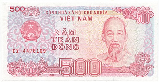 Tờ bạc 500 đ