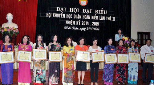 HỘI KHUYẾN HỌC QUẬN HOÀN KIẾM TỔ CHỨC ĐẠI HỘI ĐẠI BIỂU NHIỆM KỲ III (2014 – 2019)